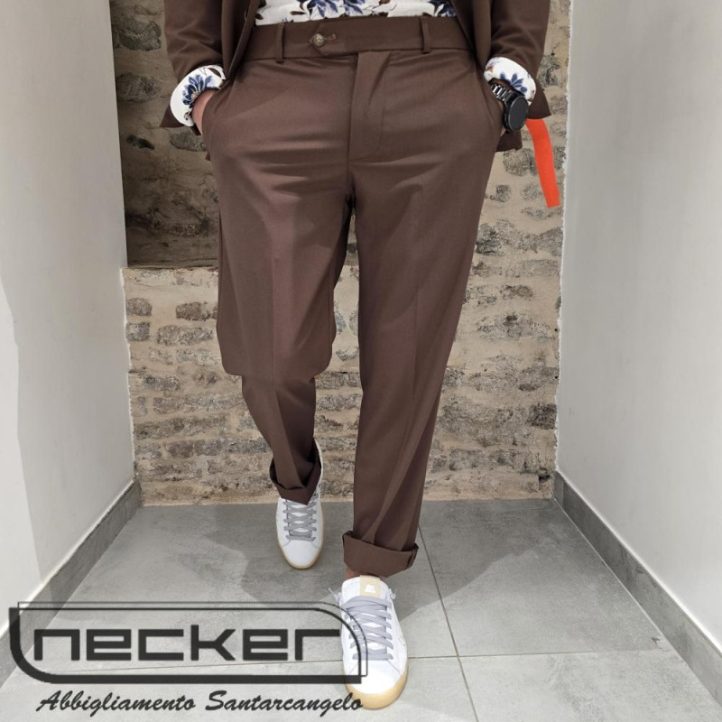 PANTALONE ABITO 7211 MORO