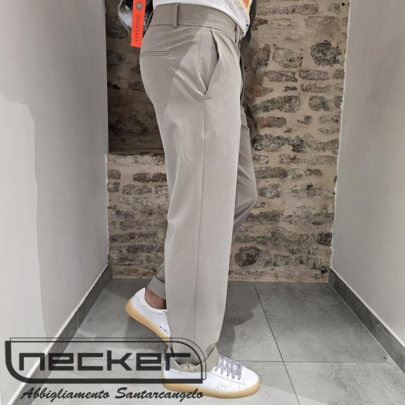PANTALONE ABITO 7211 BEIGE