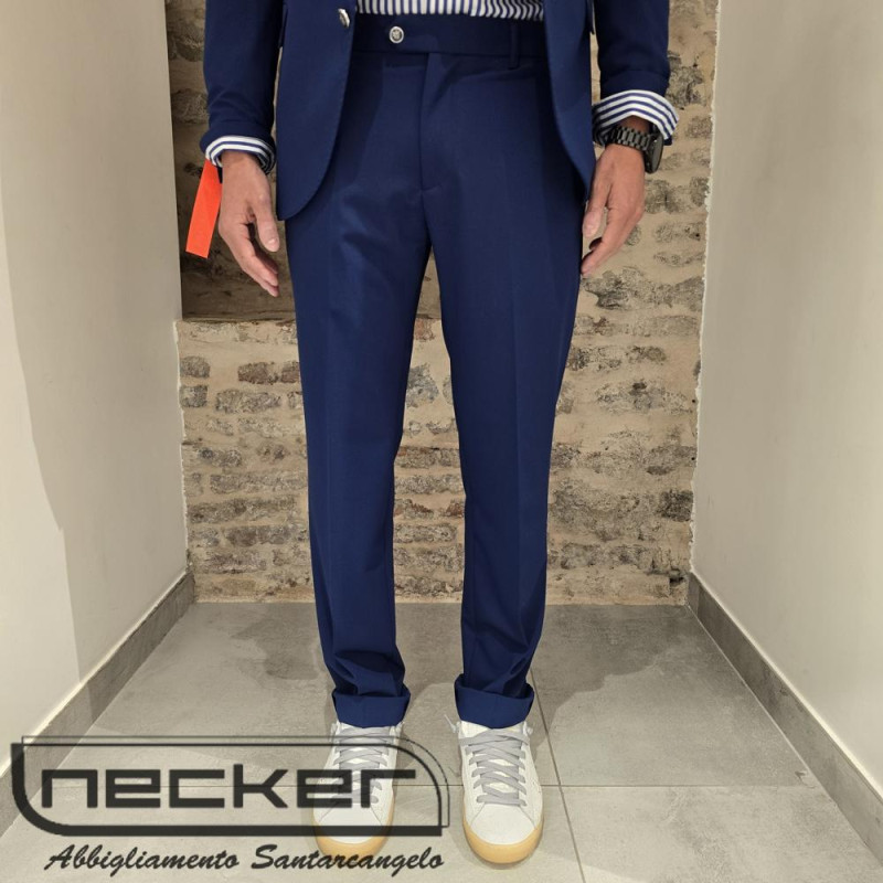 PANTALONE ABITO 7200 INDACO