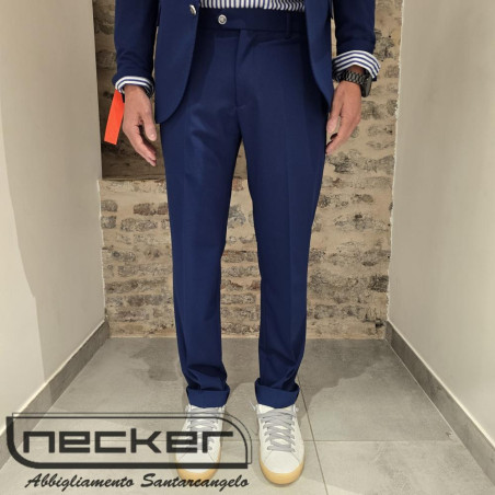 PANTALONE ABITO 7200 INDACO