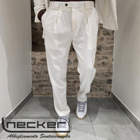 PANTALONE ABITO 2691 ECRU