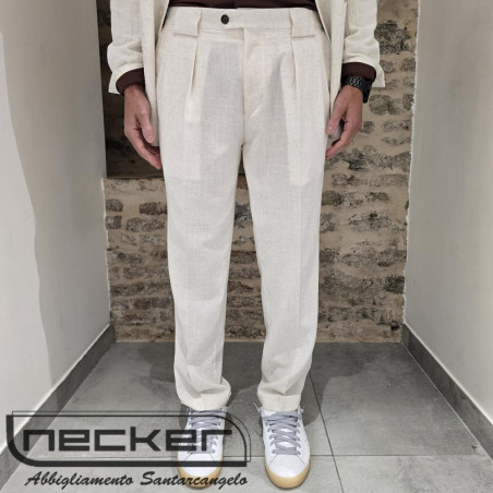 PANTALONE ABITO 2691 ECRU