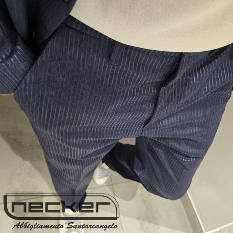 PANTALONE ABITO 2610 BLU