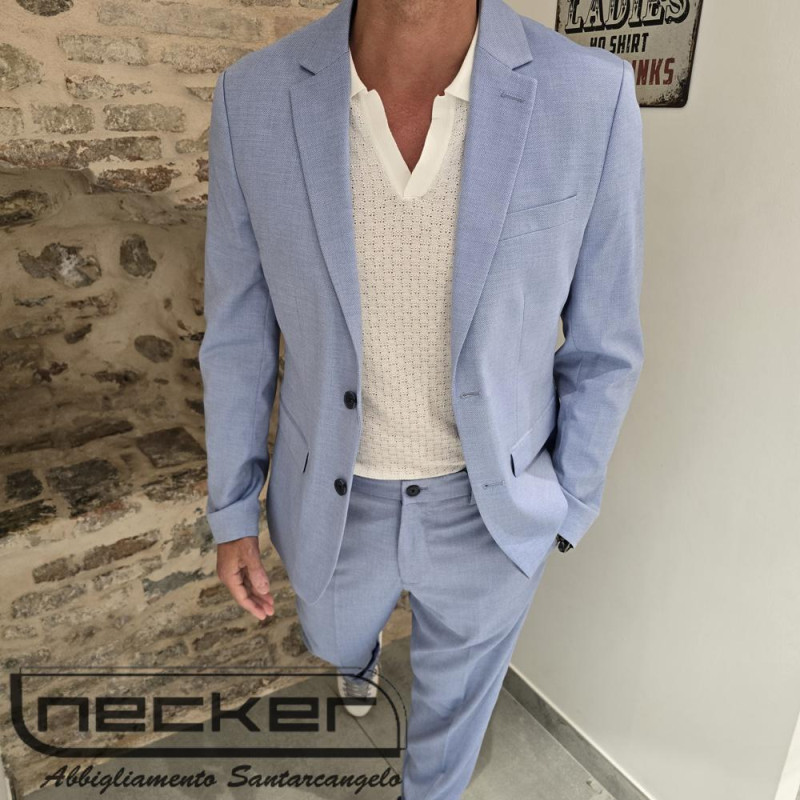 GIACCA ABITO 2418 LIGHT BLUE