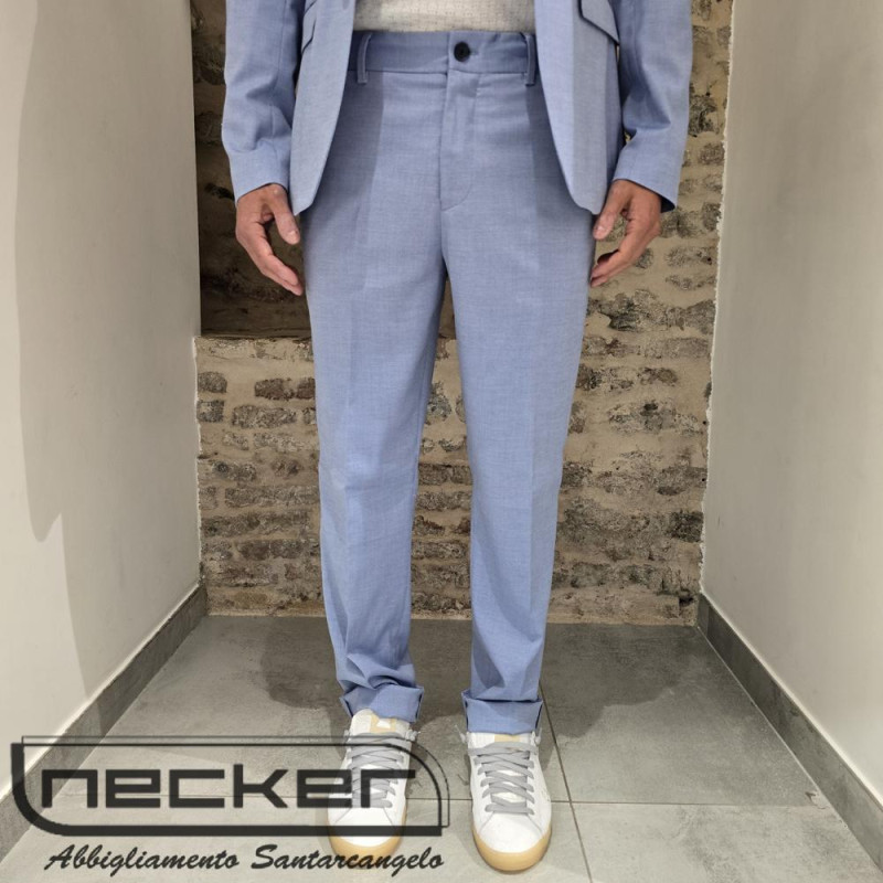 PANTALONE ABITO 2418 LIGHT BLUE
