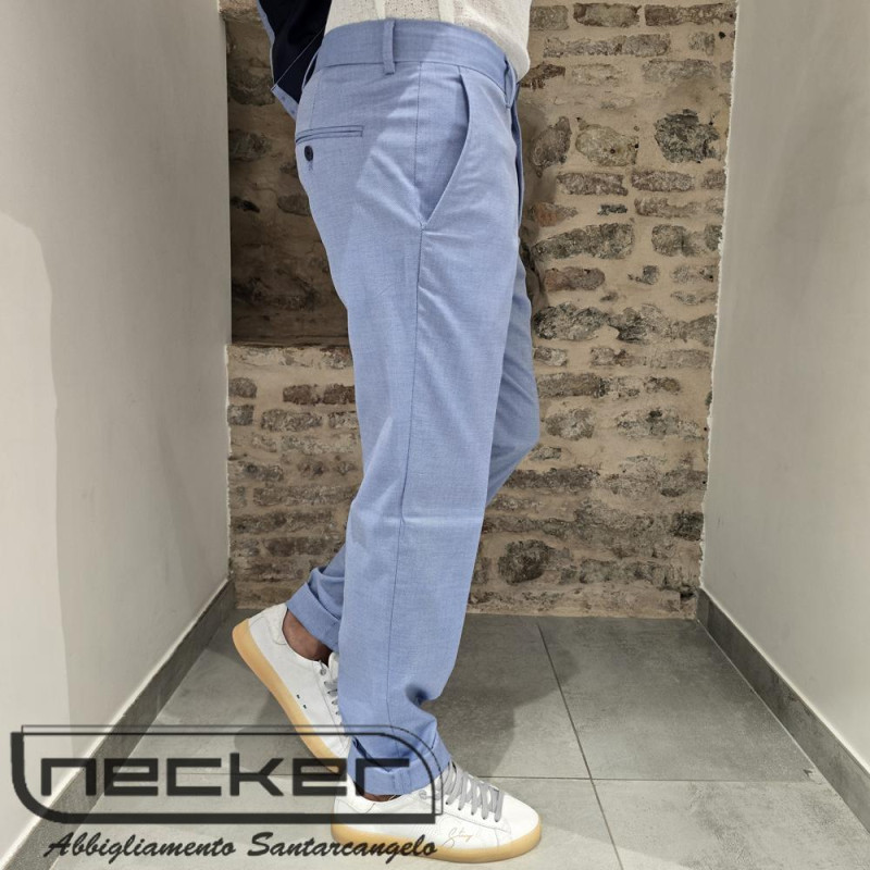 PANTALONE ABITO 2418 LIGHT BLUE