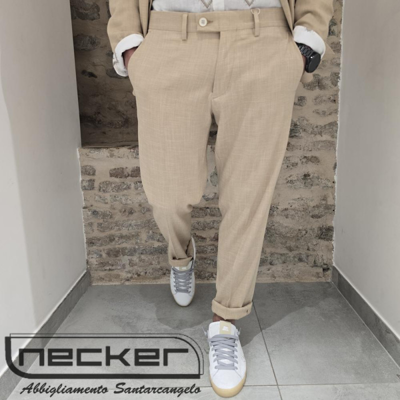 PANTALONE ABITO BEIGE A02