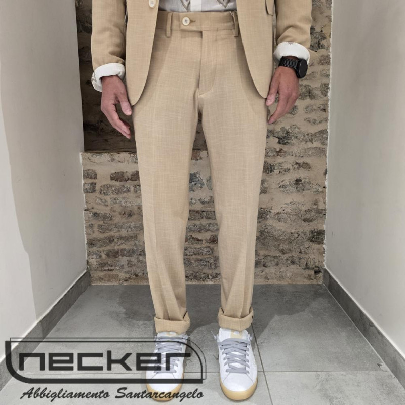 PANTALONE ABITO BEIGE A02
