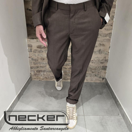 PANTALONE ABITO 0024 CACAO