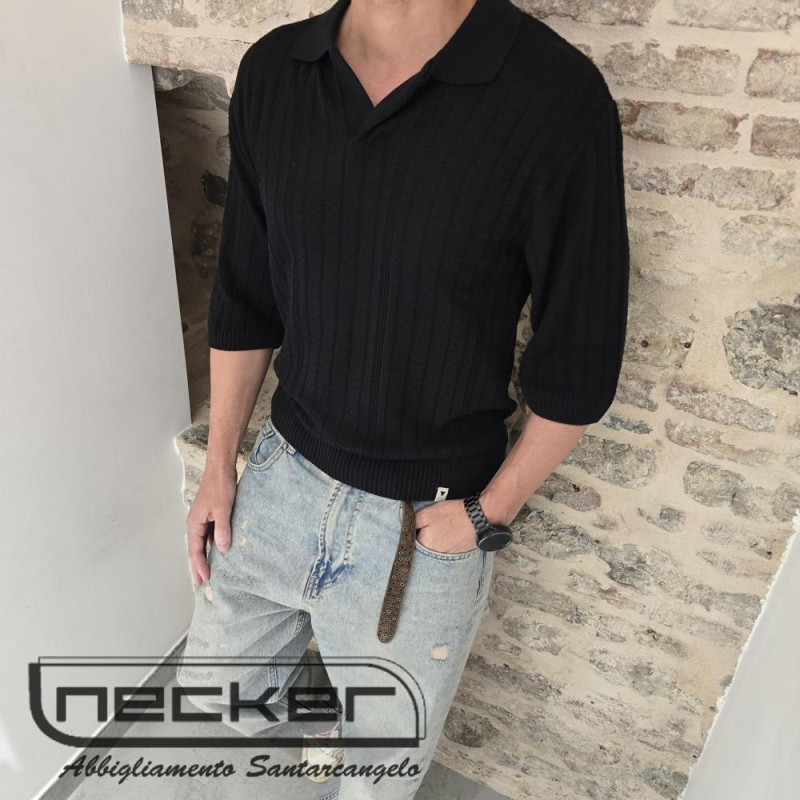 POLO KIM 49 NERO