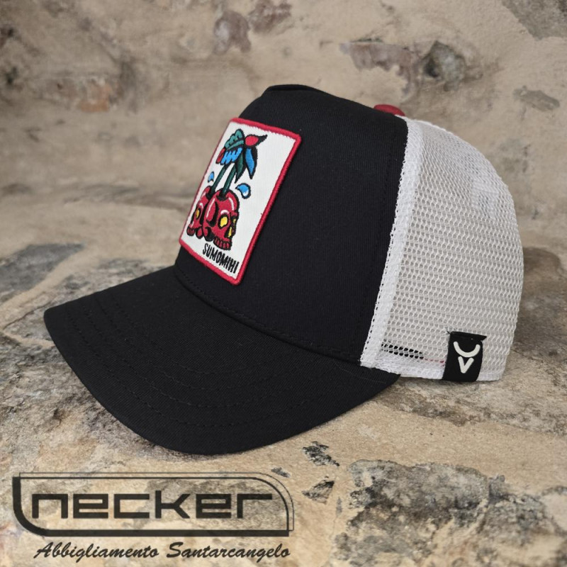 HAT H009 CHERRY SKULL