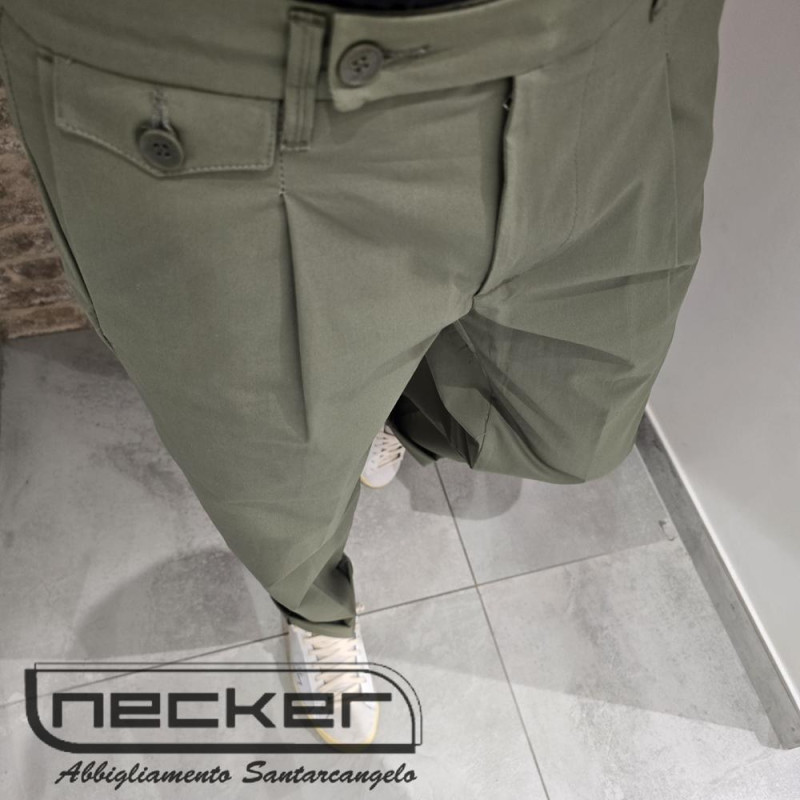 PANTALONE VERDE CRETI 6008