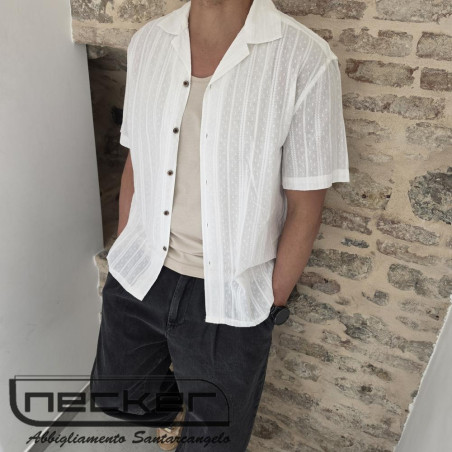 CAMICIA MANICHE CORTE BTC06036