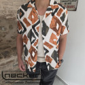 CAMICIA MANICHE CORTE MAORI O16