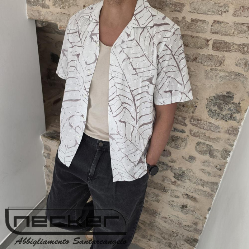 CAMICIA MANICHE CORTE S6C42
