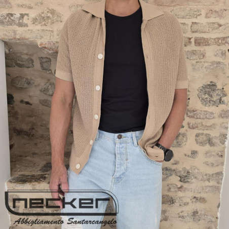 SHANE POLO CARDIGAN BEIGE 1371