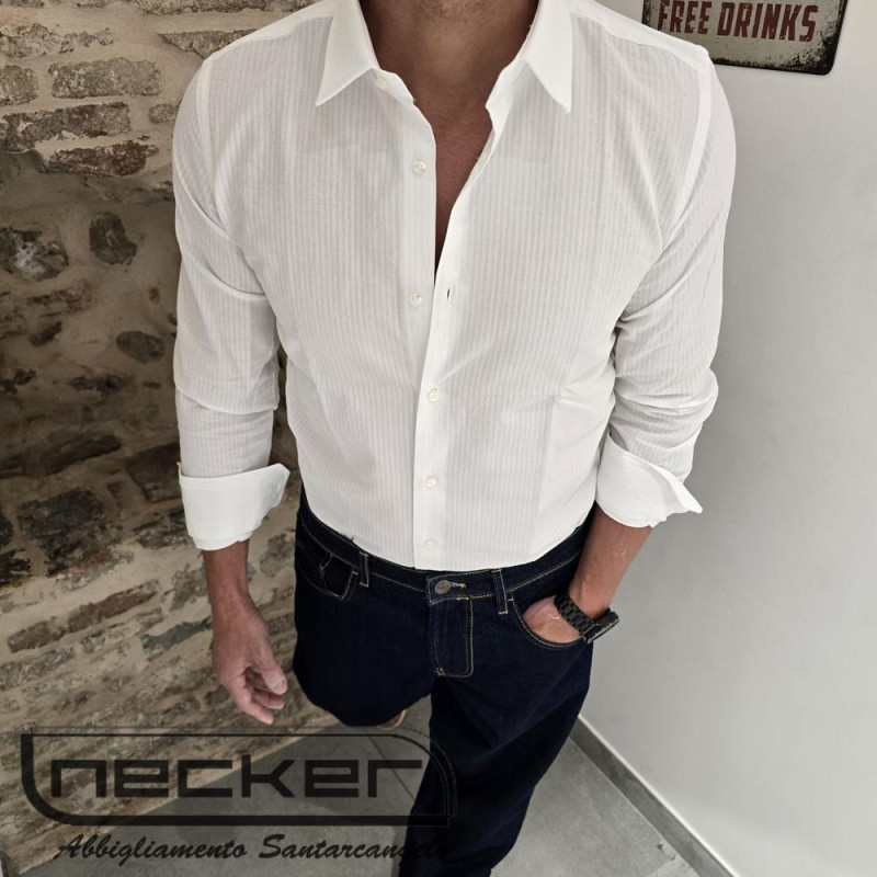 CAMICIA TWILL 101/1 BIANCO