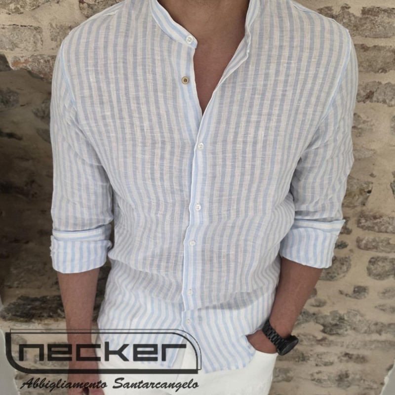 CAMICIA LINO 956 DIS 02 COL 02