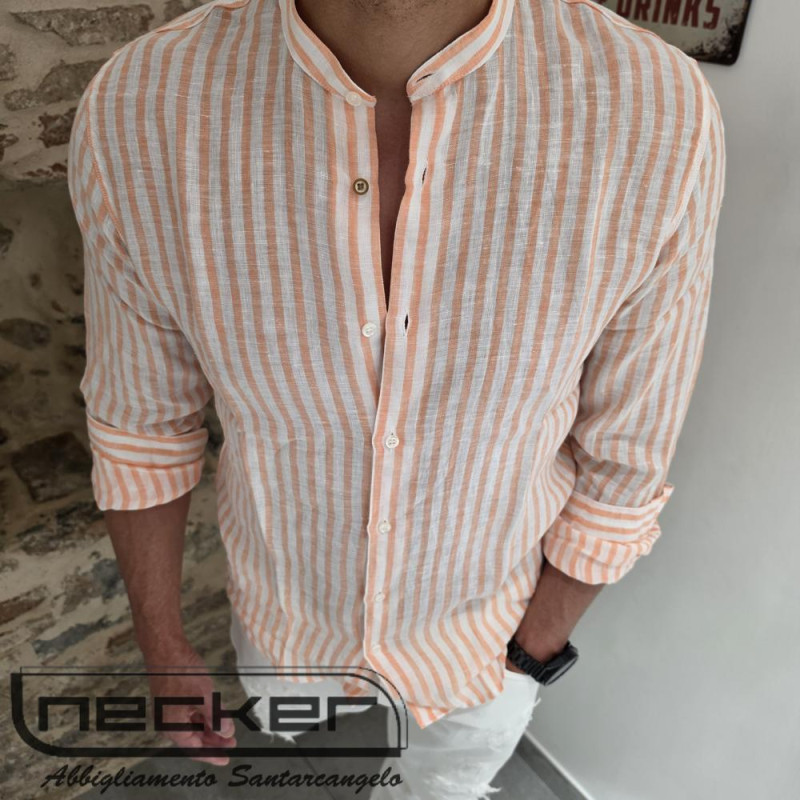 CAMICIA LINO 956 DIS 02 COL 08