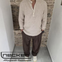 CAMICIA LINO COTONE CAIDEN 883 BEIGE