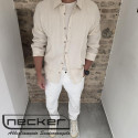 CAMICIA LINO SABBIA 112U