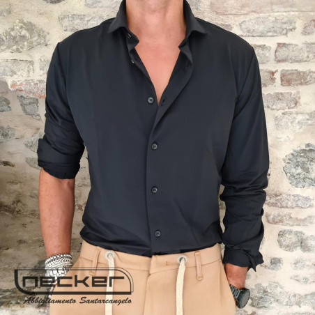 CAMICIA 10CA BLACK NO IRON