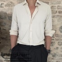CAMICIA 10CA BEIGE NO IRON
