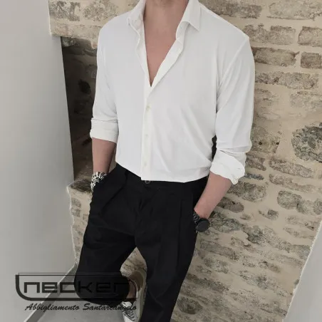 CAMICIA NO IRON 10CA WHITE