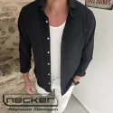 CAMICIA ADAM 900 NERA COL 163