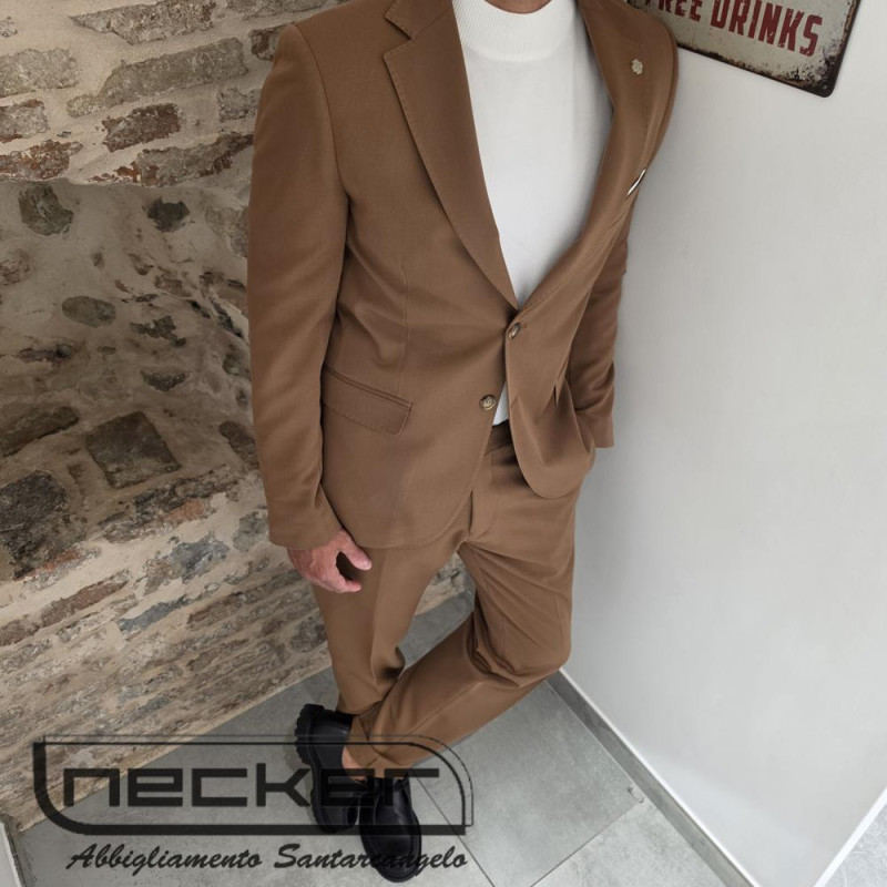 GIACCA ABITO A02 CAMMELLO
