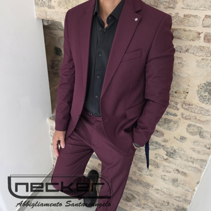 GIACCA ABITO AB7200 BORDEAUX