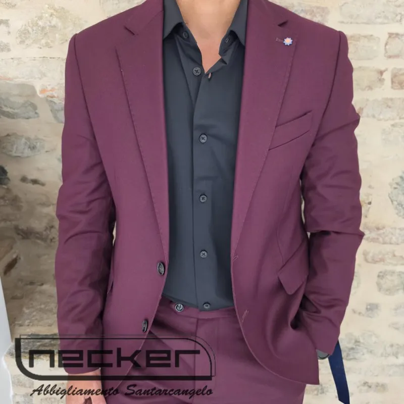 GIACCA ABITO AB7200 BORDEAUX