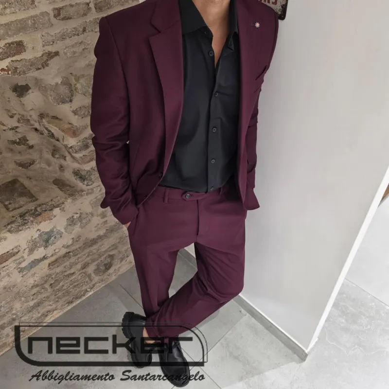 GIACCA ABITO AB7200 BORDEAUX
