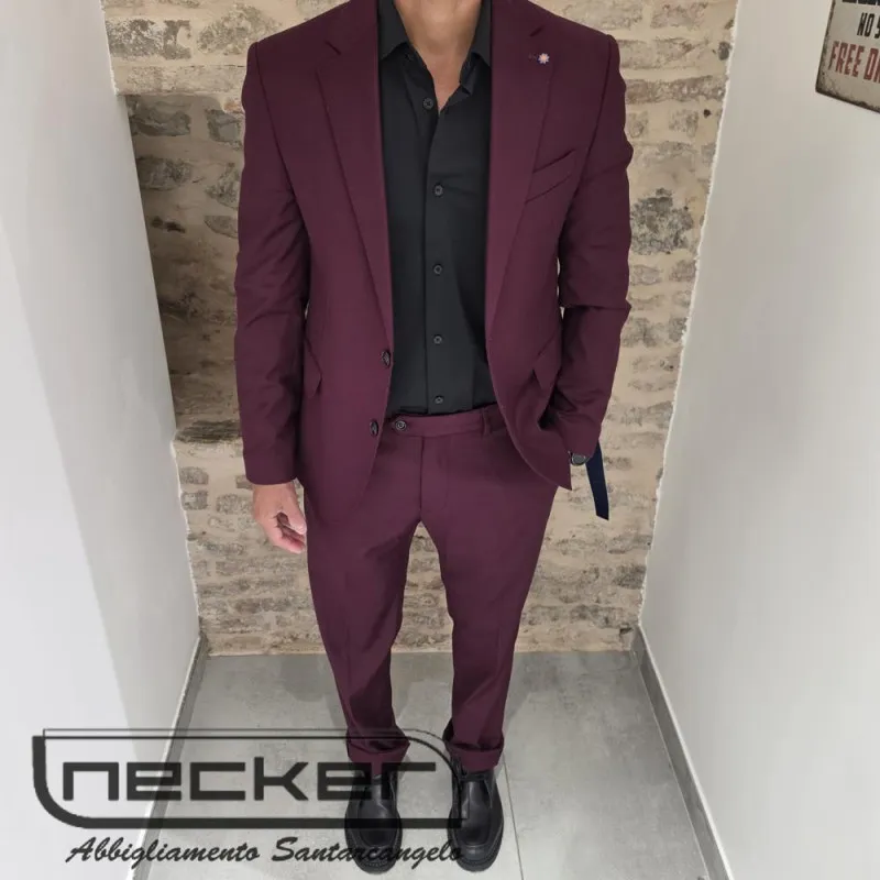 GIACCA ABITO AB7200 BORDEAUX