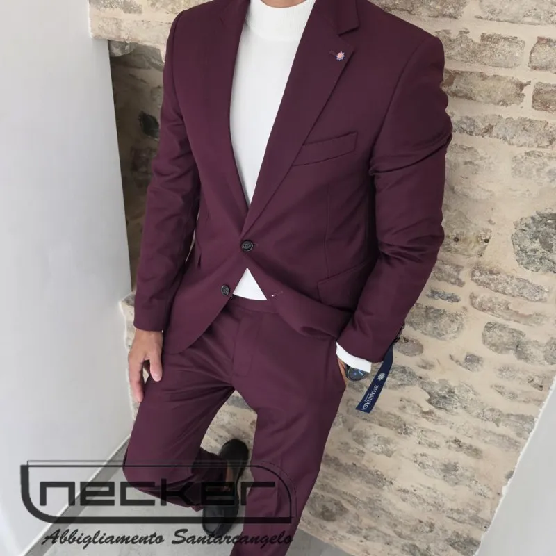 GIACCA ABITO AB7200 BORDEAUX