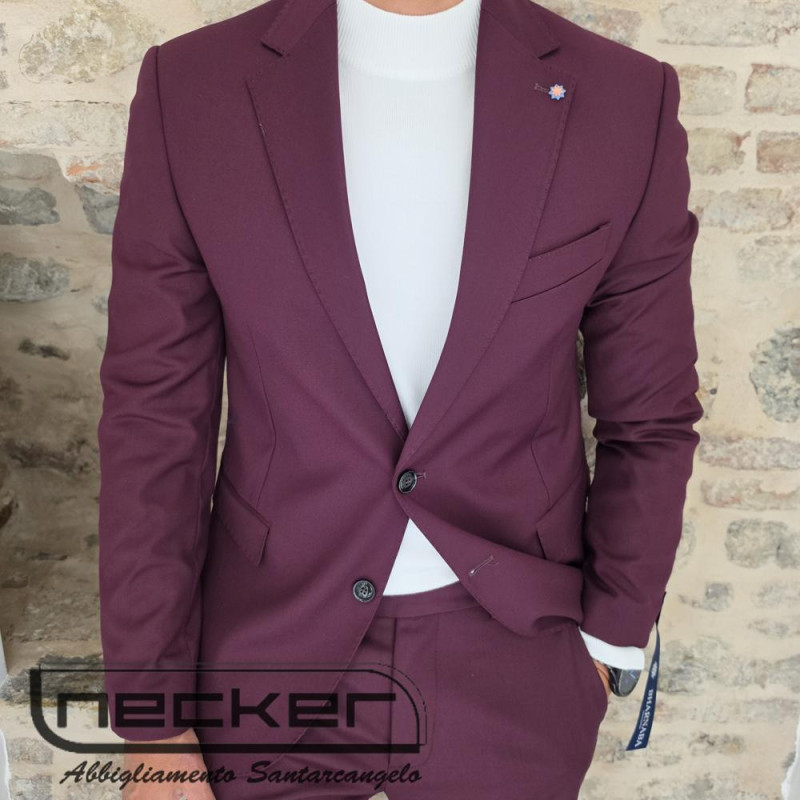 GIACCA ABITO AB7200 BORDEAUX