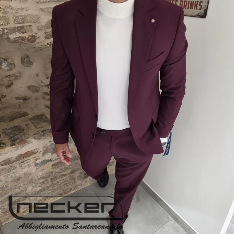 GIACCA ABITO AB7200 BORDEAUX