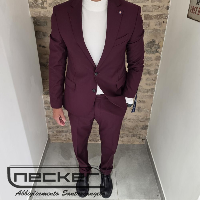 GIACCA ABITO AB7200 BORDEAUX