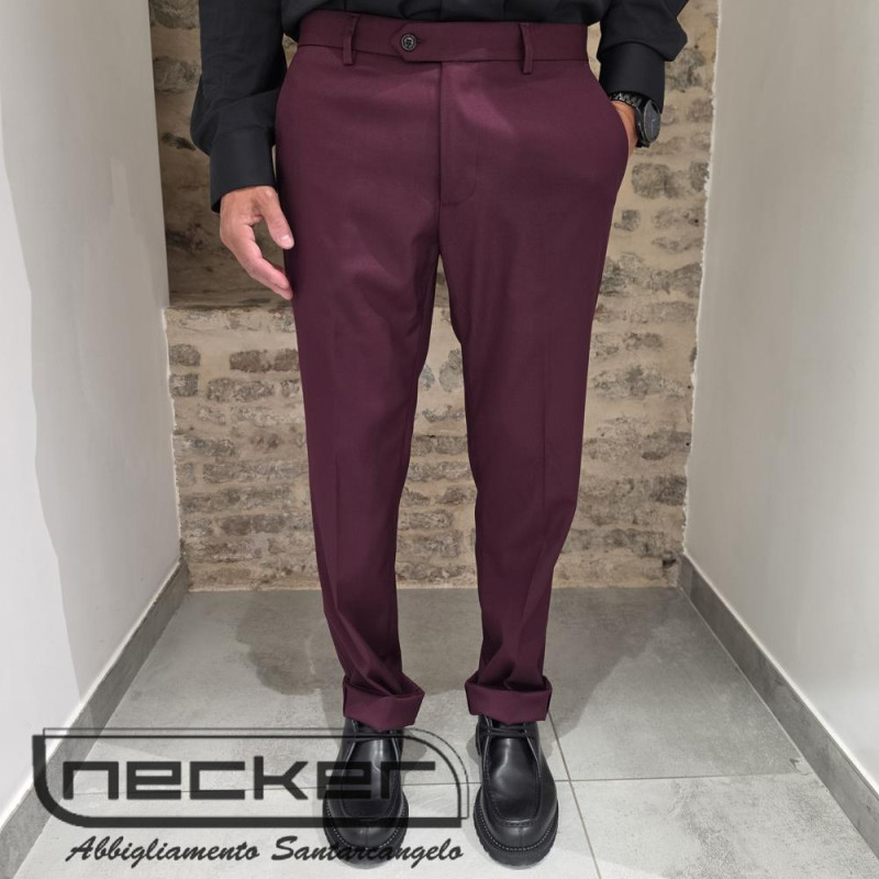 PANT. ABITO AB7200 BORDEAUX