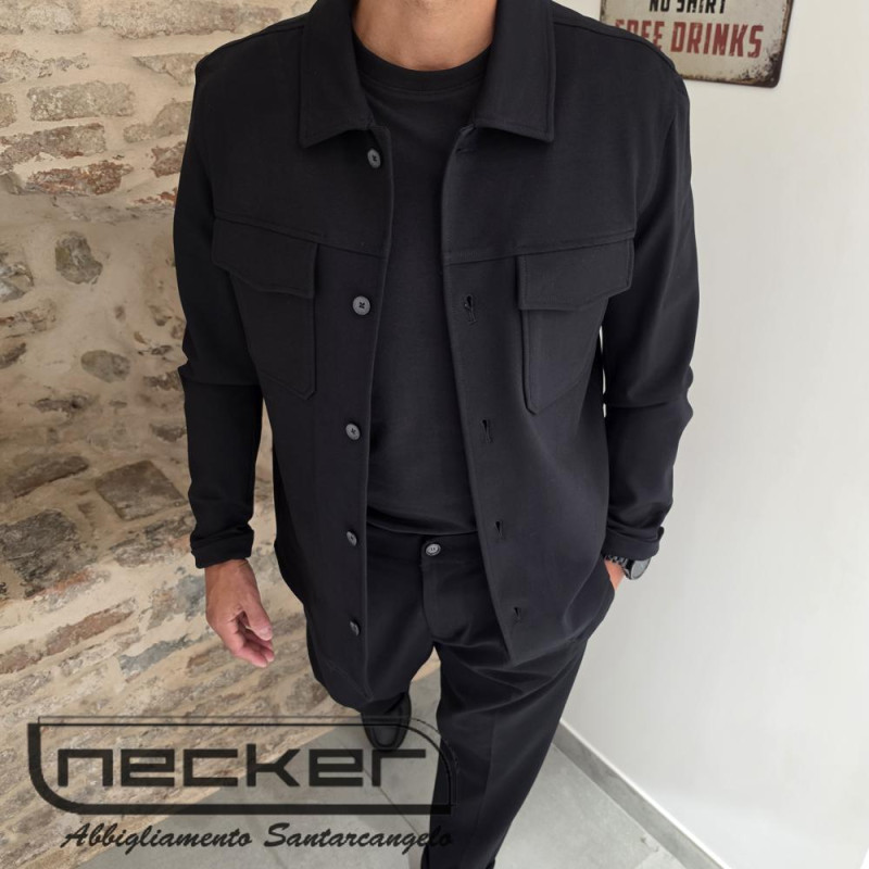 OVERSHIRT MIG2704 NERO