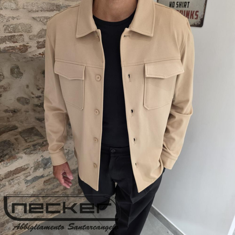 OVERSHIRT BEIGE MIG2704