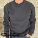 FELPA GIROCOLLO NERO 0721