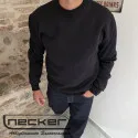 FELPA GIROCOLLO NERO 0721