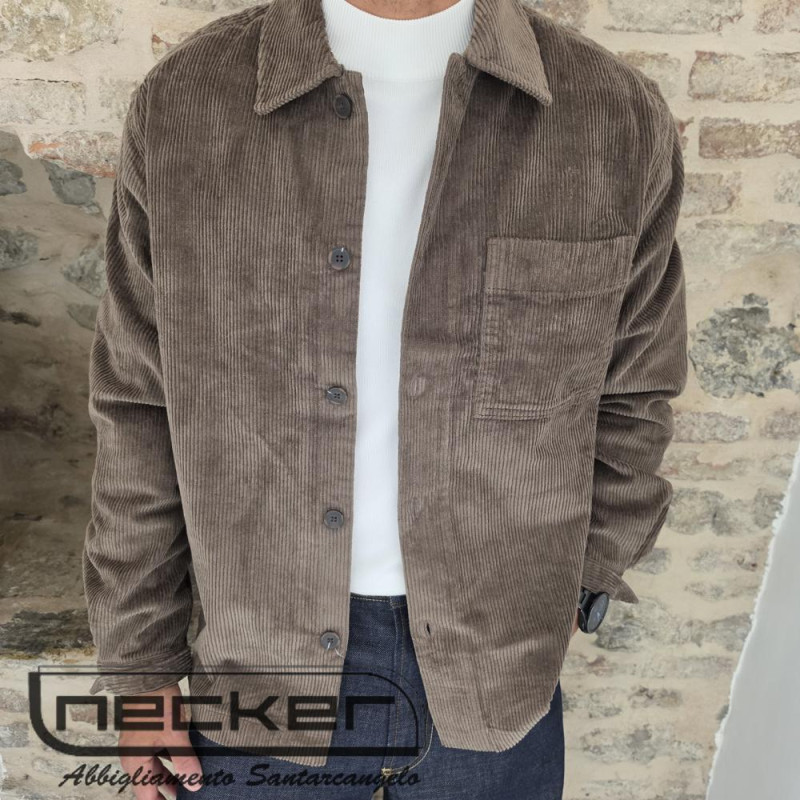 OVERSHIRT MOTTO CHOCOLATE 2234