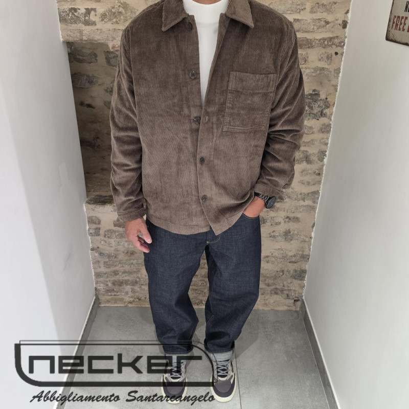 OVERSHIRT MOTTO CHOCOLATE 2234