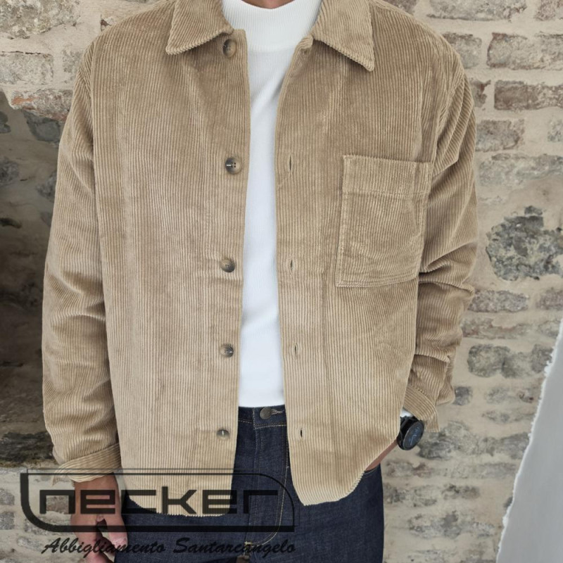 OVERSHIRT MOTTO CORNSTALK 2234