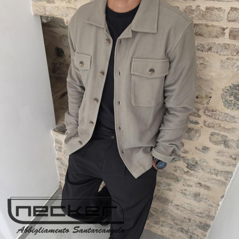 OVERSHIRT OLIVER VETIVER 0141