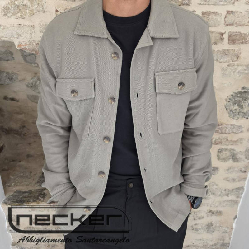OVERSHIRT OLIVER VETIVER 0141