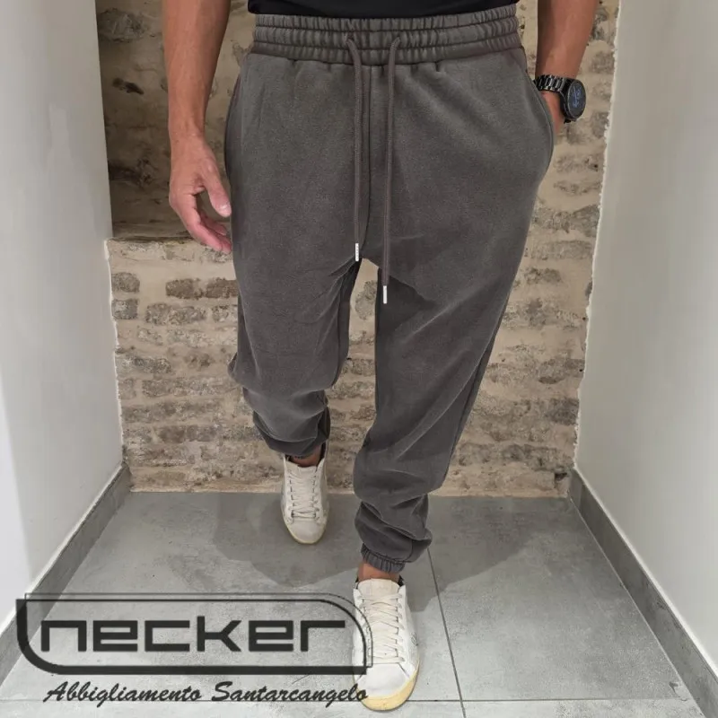 PANT. TUTA STONEWASHED LKP 2617 CAFFÈ