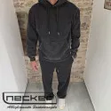 FELPA CAPPUCCIO STONEWASHED 2619 NERO